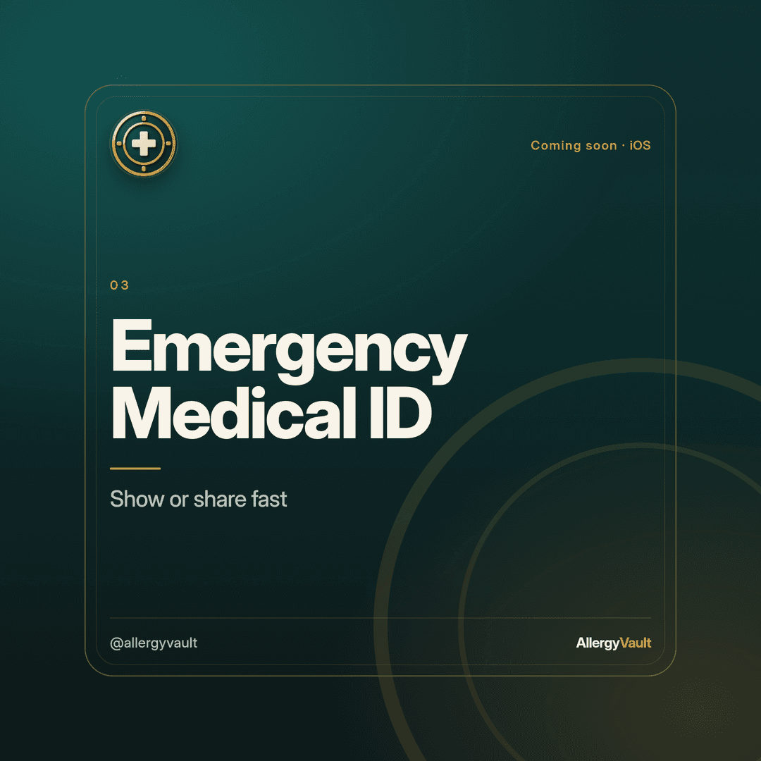 Emergency Medical ID — show or share fast